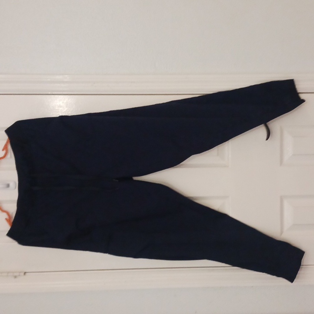 Adar Pro Navy Blue Cargo Style Sweatpant.